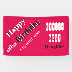 World's Best Daughter Banner