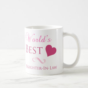 World's Best Daughter-In-Law (Heart) Coffee Mug