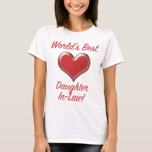 World's Best Daughter-In-Law T-Shirt