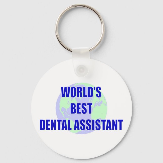 World's Best Dental Assistant Key Ring (Front)