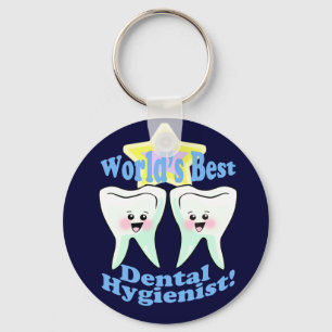 Worlds Best Dental Hygienist Key Ring