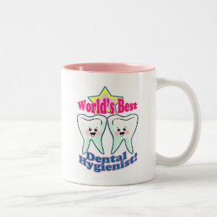 Worlds Best Dental Hygienist Two-Tone Coffee Mug