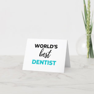 World's Best Dentist 2 Holiday Card
