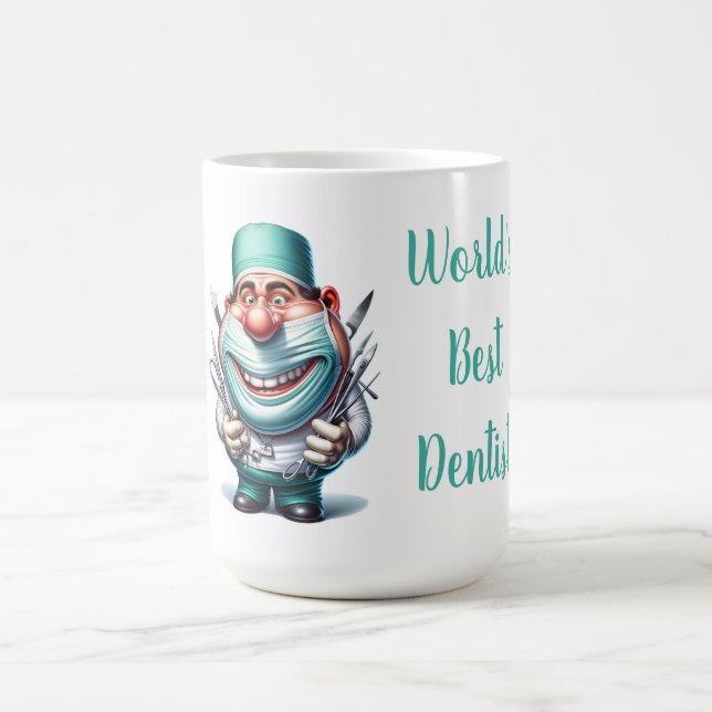 World's Best Dentist Coffee Mug (Center)