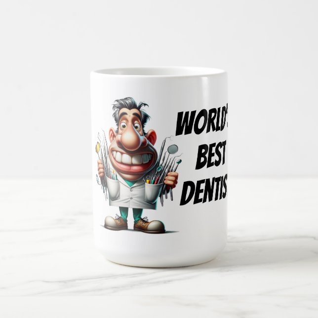 World's Best Dentist Coffee Mug (Center)