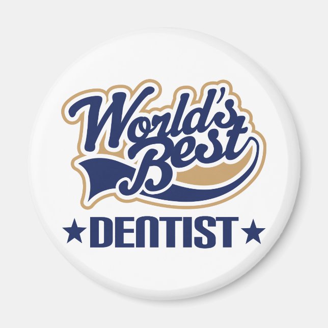 Worlds Best Dentist Magnet (Front)