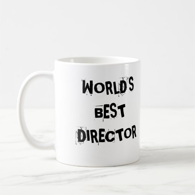 World's Best Director Coffee Mug (Left)
