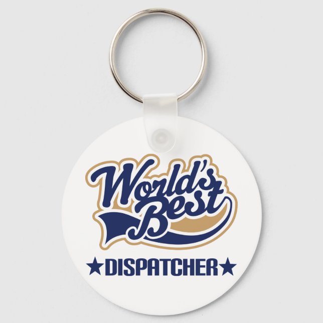 Worlds Best Dispatcher Key Ring (Front)