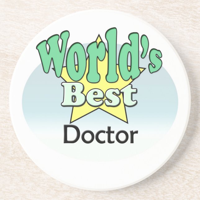 World's Best Doctor Coaster (Front)