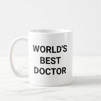 Worlds Best Doctor Funny Career Coworker Gift Coffee Mug
