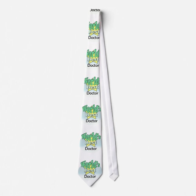World's Best Doctor Tie (Front)