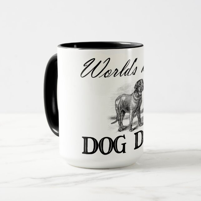 World's Best Dog Dad - Combo Mug (Front Left)