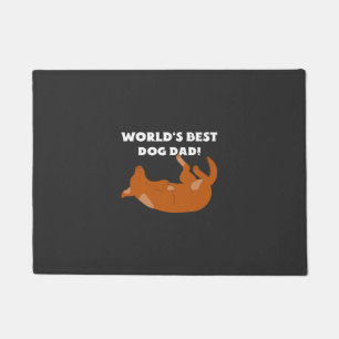 World's Best Dog Dad! Doormat