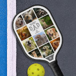 World's Best Dog Dad l Father's Day Pickleball Paddle<br><div class="desc">Confess your unspoken love for your furry friend and an undying passion for pickleball with our charming 'Doggy Father's Day Pickleball Paddle'. This isn't just a paddle, it's a love letter to your pet, complete with 11 cherished photos, the assuring words 'the world's best dog dad', a paw print, your...</div>