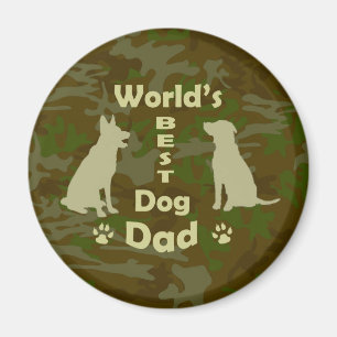 World's Best Dog Dad Magnet