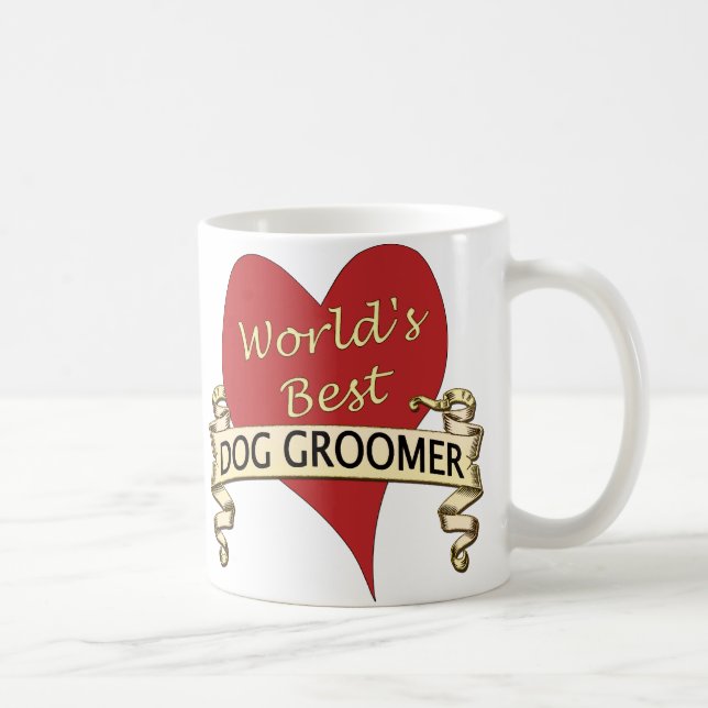 World's Best Dog Groomer Coffee Mug (Right)