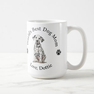 World's Best Dog Mom Personalize Coffee Mug