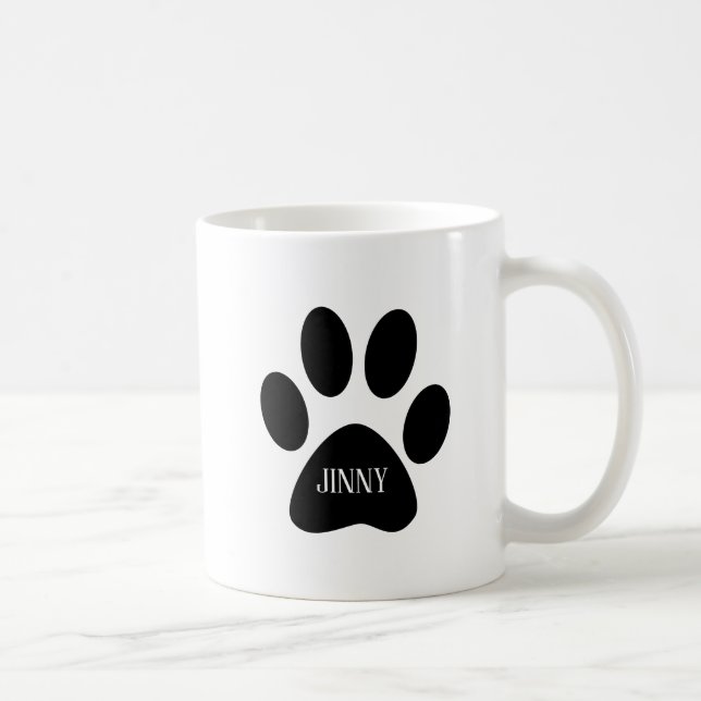 World's Best Dog Mum, Custom Photo And Name, Coffe Coffee Mug (Right)