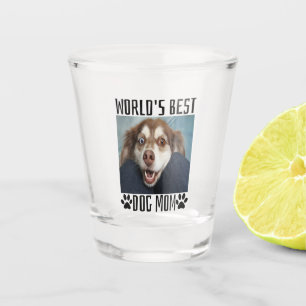 Worlds Best Dog Mum Shot glass