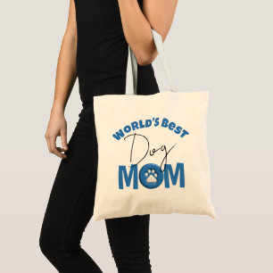 World's Best Dog Mum Tote Bag