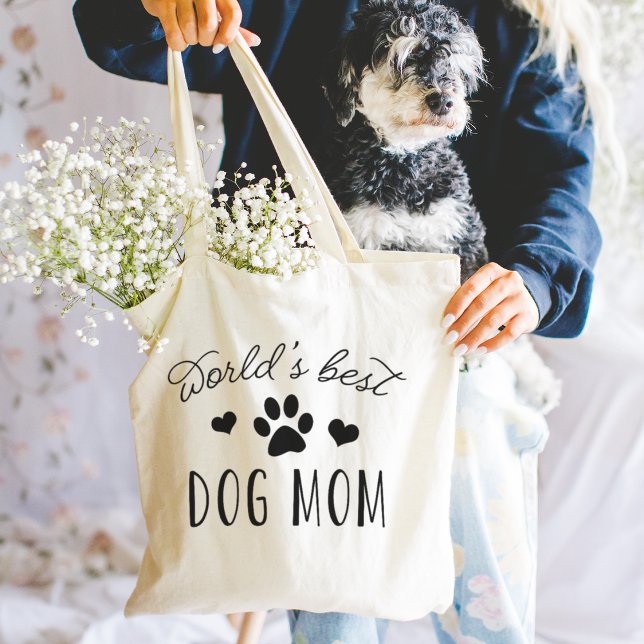 World's Best Dog Mum Tote Bag (Creator Uploaded)