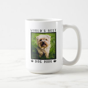 World's Best Dog Mum with Your Dog's Photo Coffee Mug