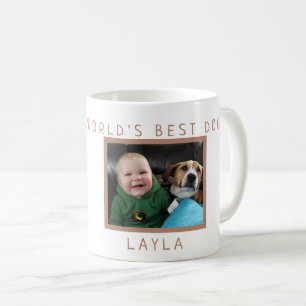 World's Best Dog Personalised with Photo and Name Coffee Mug