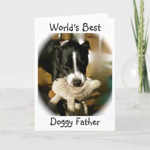 World's Best Doggy Father Card