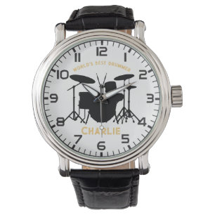 World's Best Drummer Personalised Watch