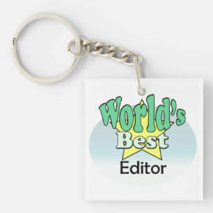 World's best Editor Key Ring