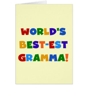 World's Best-est Gramma Bright Colours