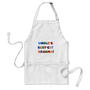 World's Best-est Granma Bright Colours Standard Apron