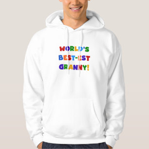 World's Best-est Granny Bright Colours Hoodie