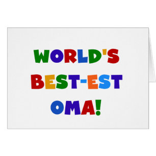 World's Best-est Oma Bright Colours Gifts
