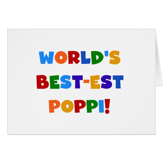 World's Best-est Poppi Bright Colours Gifts (Front Horizontal)