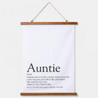 World's Best Ever Aunt, Auntie Definition