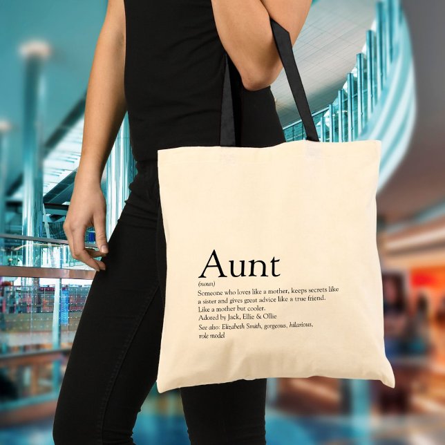 World's Best Ever Aunt Definition Tote Bag (World's Best Ever Aunt Definition Tote Bag)