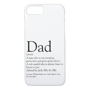 World's Best Ever Dad Definition Fun Modern iPhone 8/7 Case