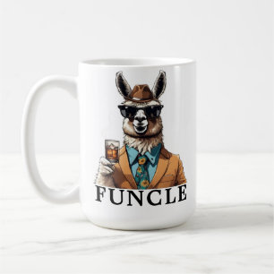 World's Best Ever Funcle Uncle Funny Llama Coffee Mug