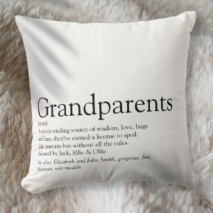 World's Best Ever Grandparents Definition Cushion