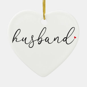 World's Best Ever Husband Definition Ceramic Ornament