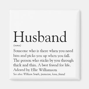 World's Best Ever Husband Definition Magnet