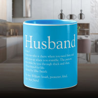 World's Best Ever Husband Definition Sky Blue