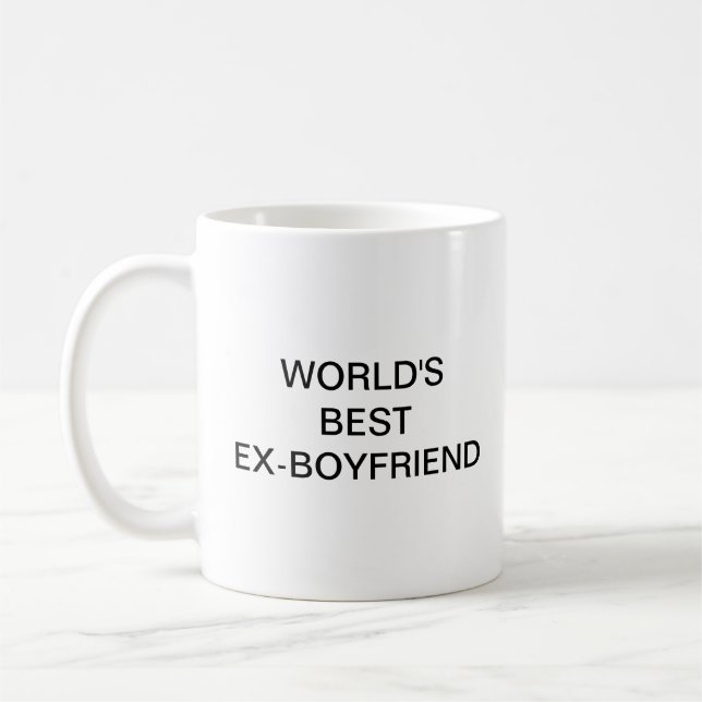 World's best ex-boyfriend coffee mug (Left)