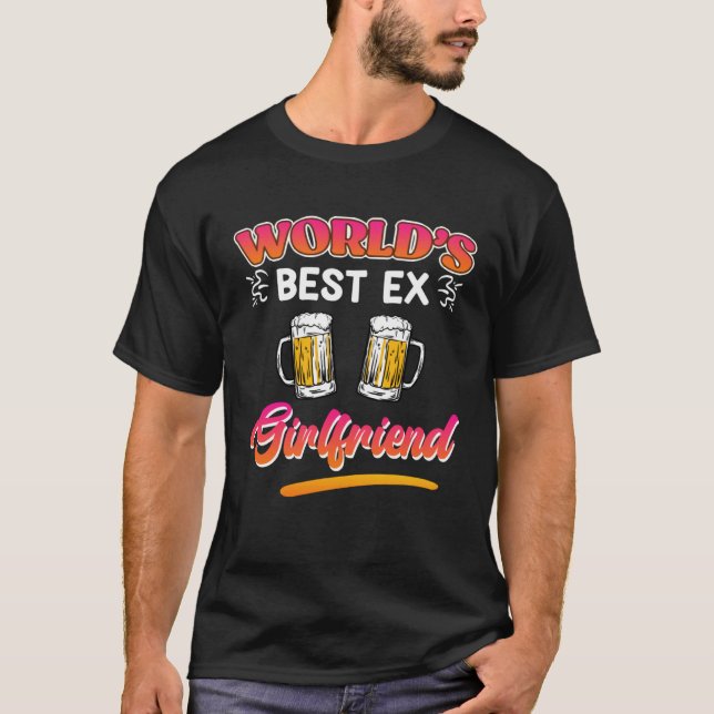 Worlds Best Ex Girlfriend Happily Separated Women T-Shirt (Front)