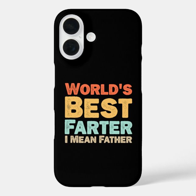 Worlds Best Farter I Mean Father Case-Mate iPhone Case (Back)