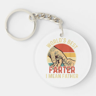 World's Best Farter I Mean Father Day Dad Day Gift Key Ring