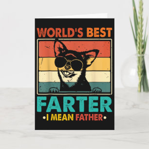 World's Best Farter I Mean Father Fathers Day Funn Card