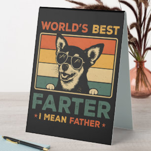 World's Best Farter I Mean Father Funny Dad Dog