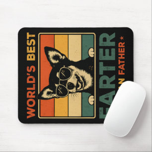 World's Best Farter I Mean Father Funny Dad Dog Mouse Pad